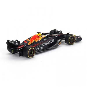 RED BULL F1 RB18 TEAM ORACLE RED BULL RACING №1 WORLD CHAMPION 3RD MONACO GP 2022 MAX VERSTAPPEN, MATT BLUE YELLOW RED (ДЛИНА МОДЕЛИ 6-10 СМ) — фото 2