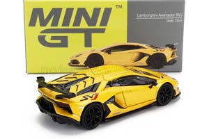 LAMBORGHINI AVENTADOR SVJ LHD (2018), YELLOW (ДЛИНА МОДЕЛИ 6-10 СМ) — фото 2