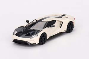 FORD GT 64 PROTOTYPE HERITAGE EDITION 2020 WHITE/BLACK (ДЛИНА МОДЕЛИ 6-10 СМ)