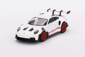 PORSCHE 911 (992) GT3 RS WHITE/RED (ДЛИНА МОДЕЛИ 6-10 СМ)