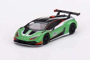 LAMBORGHINI HURACAN GT3 EVO2 PRESENTATION 2023 GREEN