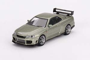 NISSAN SKYLINE GT-R (R34) TOMMYKAIRA R RZ 1999 (ДЛИНА МОДЕЛИ 6-10 СМ)