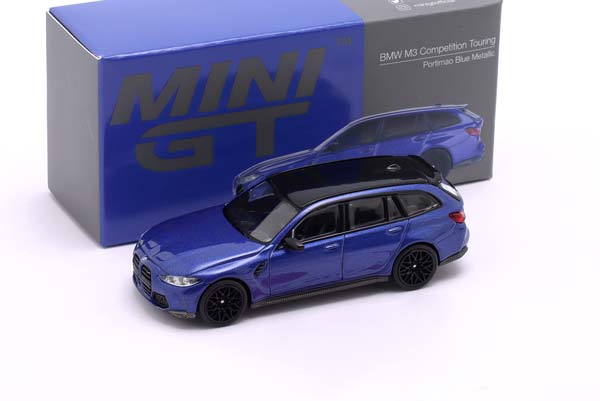 BMW M3 COMPETITION TOURING 2022 PORTIMAO BLUE METALLIC / БМВ M3 СОРЕВНОВАНИЙ ТУРИНГ ПОРТИМАО СИНИЙ МЕТАЛЛИК — фото 3