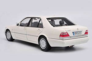 MERCEDES W140 S-CLASS S600 1994-98 WHITE / МЕРСЕДЕС С600 БЕЛЫЙ — фото 3