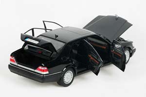 MERCEDES W140 S-CLASS S600 1994-98 BLACK / МЕРСЕДЕС С600 ЧЕРНЫЙ — фото 3