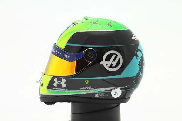 ШЛЕМ MICK SCHUMACHER #47 HAAS F1 TEAM FORMULA 1 2022 / МИК ШУМАХЕР ХААС ФОРМУЛА-1 КОМАНДА — фото 4