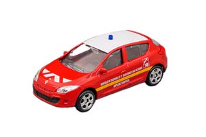 RENAULT MEGANE SAPEURS POMPIERS 2012, RED WHITE