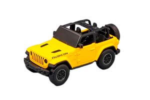 JEEP WRANGLER RUBICON OPEN (2012), YELLOW BLACK