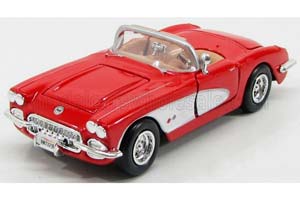 CHEVROLET CORVETTE CABRIOLET 1959, RED WHITE — фото 1