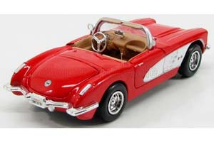 CHEVROLET CORVETTE CABRIOLET 1959, RED WHITE — фото 2