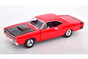 DODGE CORONET COUPE 2-DOOR SIX PACK 1969 - SUPER BEE, RED MAT BLACK