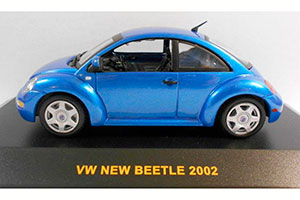 VW VOLKSWAGEN NEW BEETLE 2002 BLUEMETALLIC — фото 2