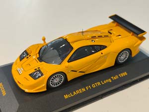 MCLAREN F1 GTR LONG TAIL 1996 ЖЕЛТЫЙ (БОКС МОЖЕТ ИМЕТЬ ПОТЕРТОСТИ ИЛИ ТРЕЩИНЫ)