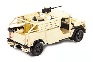 TANK ЛЕГКАЯ ПЕХОТНАЯ МАШИНА ДЛЯ СПЕЦИАЛЬНЫХ ОПЕРАЦИЙ AGF SERVAL 2006 НА БАЗЕ MERCEDES-BENZ G-KLASS (W461) БЕЖЕВЫЙ — фото 2