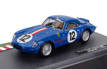 FERRARI 250 GT SPERIMENTALE 3.0L V12 TEAM SEFAC FERRARI №12 24H LE MANS 1961 FERNAND TAVANO - GIANCARLO BAGHETTI, BLUE MET