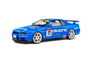 NISSAN SKYLINE GT-R (R34) CALSONIC TRIBUTE 1/18