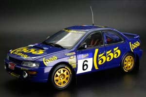 SUBARU IMPREZA WRC 555 #6 HK RALLY 1994 1/18