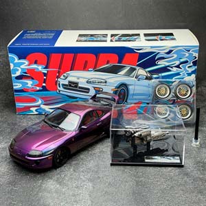 TOYOTA SUPRA A80 MIDNIGHT PURPLE 1/18