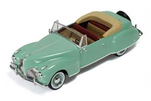 LINCOLN CONTINENTAL (1939), GREEN / BEIGE INTERIORS