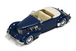 CORD 812 CONVERTIBLE PHAETON BLUE 1937
