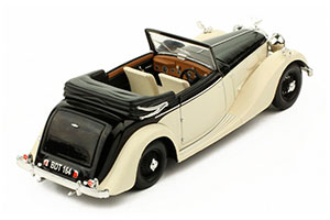 ALVIS 4.3 LITRE DROPHEAD CONVERTIBLE 1938 BLACK/LIGHT BEIGE — фото 2