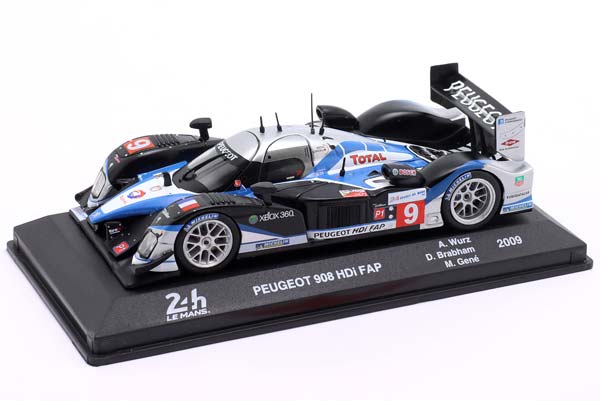 PEUGEOT 908 HDI FAP #9 WINNER 24H LEMANS 2009 WURZ, BRABHAM, GENE / ПЕЖО 908 ХДИ ФАП ПОБЕДИТЕЛЬ 24 ЧАСА ЛЕ-МАН ВУРЗ БРАБХАМ ГЕНЕ — фото 3
