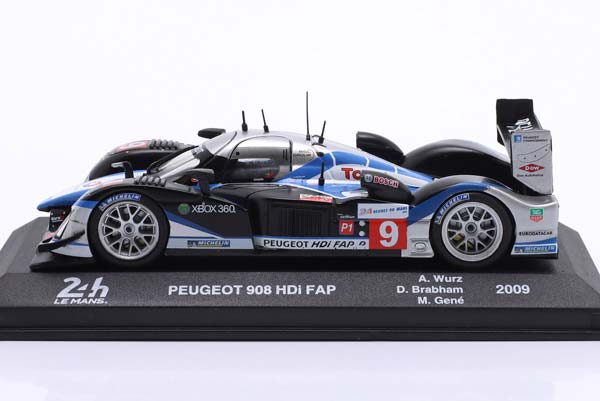 PEUGEOT 908 HDI FAP #9 WINNER 24H LEMANS 2009 WURZ, BRABHAM, GENE / ПЕЖО 908 ХДИ ФАП ПОБЕДИТЕЛЬ 24 ЧАСА ЛЕ-МАН ВУРЗ БРАБХАМ ГЕНЕ — фото 4