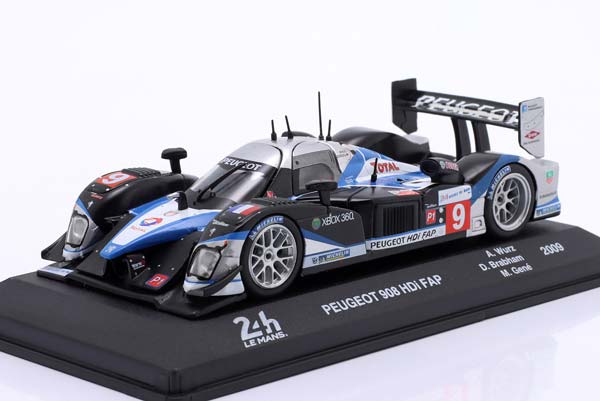 PEUGEOT 908 HDI FAP #9 WINNER 24H LEMANS 2009 WURZ, BRABHAM, GENE / ПЕЖО 908 ХДИ ФАП ПОБЕДИТЕЛЬ 24 ЧАСА ЛЕ-МАН ВУРЗ БРАБХАМ ГЕНЕ
