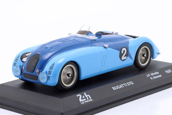 BUGATTI 57G #2 WINNER 24H LEMANS 1937 WIMILLE, BENOIST / БУГАТТИ 57G ПОБЕДИТЕЛЬ 24 ЧАСА ЛЕ-МАН ВИМИЛЛЕ БЕНОИСТ