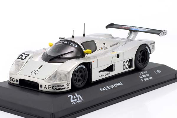SAUBER-MERCEDES C9 #63 WINNER 24H LEMANS 1989 MASS, DICKENS, REUTER / САУБЕР-МЕРКЕДЕС C9 ПОБЕДИТЕЛЬ 24 ЧАСА ЛЕ-МАН МАСС ДИКЕНС РЕУТЕР