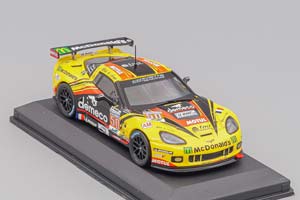 CHEVROLET CORVETTE C6 ZR1 5.5L V8 TEAM LARBRE COMPETITION №50 WINNER LMGTE-AM CLASS 24H LE MANS 2012 PATRICK BORNHAUSER - JULIEN CANAL - PEDRO LAMY, YELLOW BLACK RED — фото 3