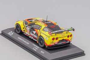 CHEVROLET CORVETTE C6 ZR1 5.5L V8 TEAM LARBRE COMPETITION №50 WINNER LMGTE-AM CLASS 24H LE MANS 2012 PATRICK BORNHAUSER - JULIEN CANAL - PEDRO LAMY, YELLOW BLACK RED — фото 4