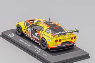CHEVROLET CORVETTE C6 ZR1 5.5L V8 TEAM LARBRE COMPETITION №50 WINNER LMGTE-AM CLASS 24H LE MANS 2012 PATRICK BORNHAUSER - JULIEN CANAL - PEDRO LAMY, YELLOW BLACK RED — фото 6