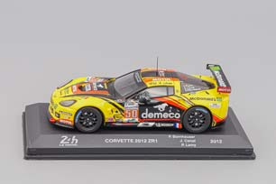CHEVROLET CORVETTE C6 ZR1 5.5L V8 TEAM LARBRE COMPETITION №50 WINNER LMGTE-AM CLASS 24H LE MANS 2012 PATRICK BORNHAUSER - JULIEN CANAL - PEDRO LAMY, YELLOW BLACK RED — фото 7