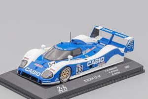 TOYOTA TS010 3.5L V10 TEAM TOYOTA TOM'S №33 2ND 24H LE MANS 1992 MASANORI SEKIYA - PIERRE HENRI RAPHANEL - KENNY ACHESON, BLUE WHITE