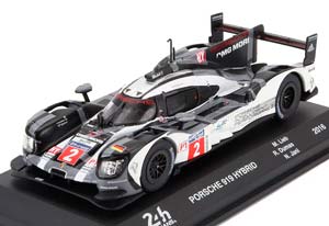 PORSCHE 919 HYBRID 2.0L TURBO TEAM PORSCHE №2 WINNER 24H LE MANS 2016 ROMAIN DUMAS - NEEL JANI - MARC LIEB, BLACK WHITE