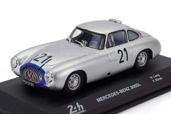 MERCEDES-BENZ 300SL 3.0L S6 TEAM DAIMLER-BENZ A.G.№21 WINNER 24H LE MANS 1952 HERMANN LANG - FRITZ RIESS, SILVER BLUE