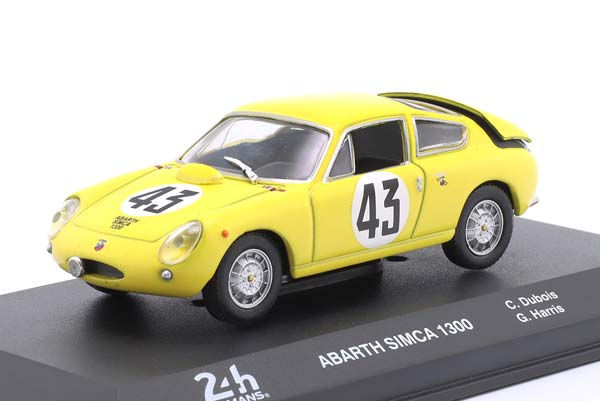 ABARTH SIMCA 1300 #43 24H LEMANS 1962 DUBOIS, HARRIS / АБАРТ СИМКА 24 ЧАСА ЛЕ-МАН ДУБОИС ХАРРИС