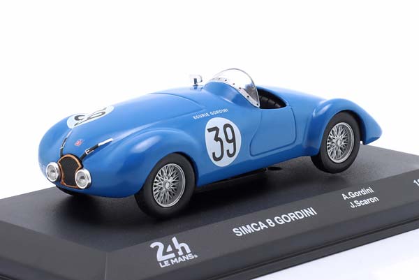 SIMCA 8 #39 24H LEMANS 1939 GORDINI, SCARON / СИМКА 8 24 ЧАСА ЛЕ-МАН ГОРДИНИ СКАРОН