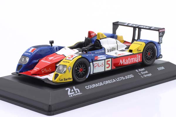 COURAGE-ORECA LC70 #5 8TH 24H LEMANS 2008 DUVAL, AYARI, GROPPI / КУРАГЕ-ОРЕКА LC70 8TH 24 ЧАСА ЛЕ-МАН ДУВАЛ АЙАРИ ГРОППИ