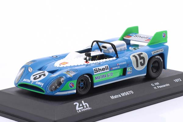 MATRA MS670 #15 WINNER 24H LEMANS 1972 PESCAROLO, HILL / МАТРА MS670 ПОБЕДИТЕЛЬ 24 ЧАСА ЛЕ-МАН ПЕСКАРОЛО ХИЛЛ