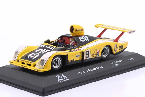 RENAULT ALPINE A442 #9 24H LEMANS 1977 JABOUILLE, BELL / РЕНО АЛЬПИН A442 24 ЧАСА ЛЕ-МАН ДЖАБУИЛЛЕ БЕЛЛ