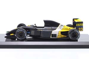 MINARDI F1 M191 FORD №23 SEASON 1991 PIERLUIGI MARTINI YELLOW BLACK WHITE — фото 4