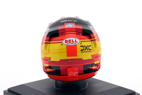 ШЛЕМ CARLOS SAINZ JR SCUDERIA FERRARI #55 FORMULA 1 2024 / КАРЛОС САЙНС СКУДЕРИЯ ФЕРРАРИ ФОРМУЛА-1 — фото 2