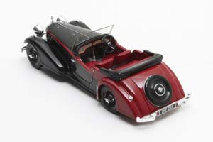 ALVIS 4.3 LITRE VANDEN PLAS TOURER CABRIOLET 1938 BLACK/RED — фото 5