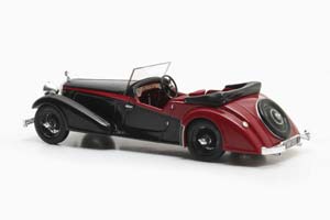 ALVIS 4.3 LITRE VANDEN PLAS TOURER CABRIOLET 1938 BLACK/RED — фото 2