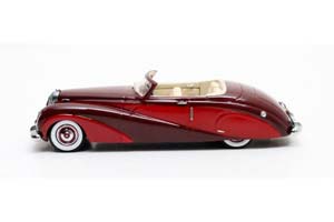 DAIMLER DE36 HOOPER "GREEN GODDESS" CABRIOLET 1953 TWO TONE RED / DAIMLER DE36 ХУПЕР "ЗЕЛЕНАЯ БОГИНЯ" КАБРИОЛЕТ 1953 ДВУХЦВЕТНЫЙ КРАСНЫЙ — фото 2
