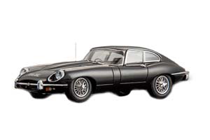 JAGUAR E-TYPE SII COUPE 1970 ЧЕРНЫЙ