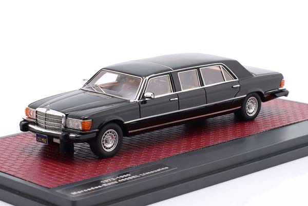 MERCEDES-BENZ 450 SEL STRETCH LIMOUSINE 1973 - 1980 BLACK / МЕРСЕДЕС-БЕНЦ 450 SEL СТРЕТЧ СЕДАН ЧЕРНЫЙ