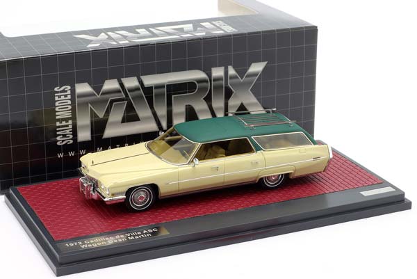 CADILLAC DEVILLE ASC WAGON DEAN MARTIN 1972 CREAM / GREEN / КАДИЛЛАК ДЕВИЛЛЕ АСК ВАГОН ДИН МАРТИН КРЕМОВЫЙ ЗЕЛЕНЫЙ — фото 3